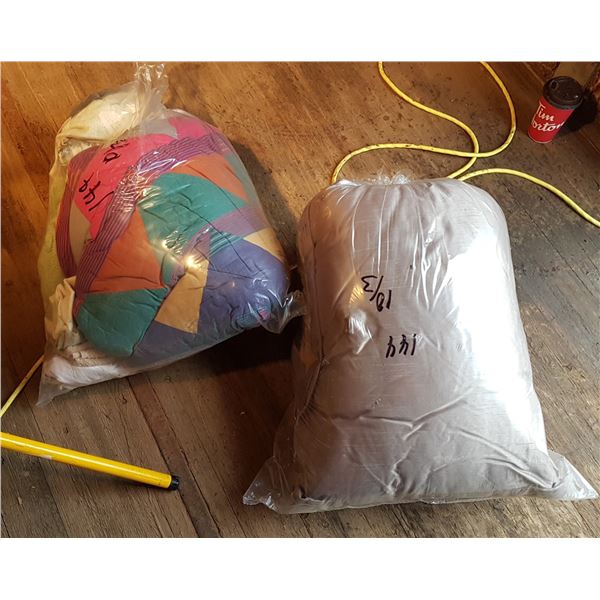 2 Bags Blankets / Towels Etc.