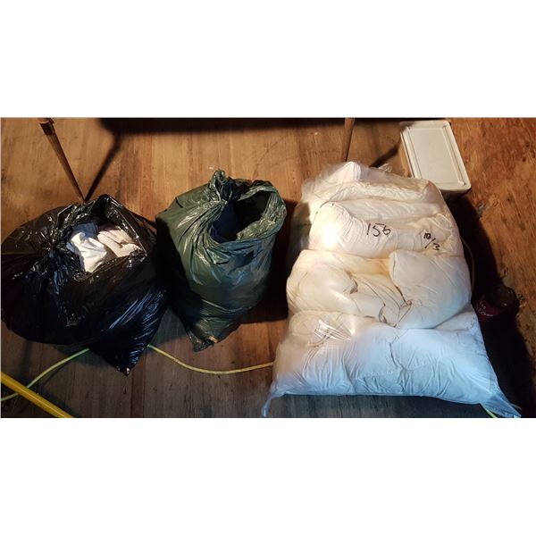 3 Bags Blankets / Pillows / Sheets Etc.