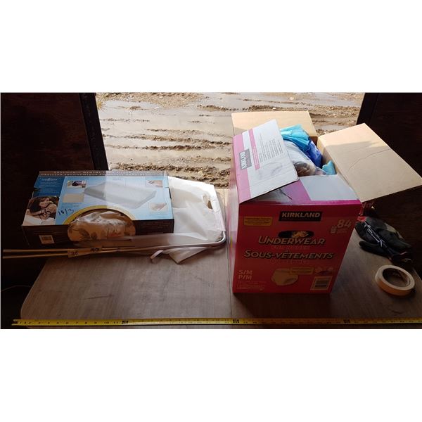 Lot Hamper & Pillow & Underwear