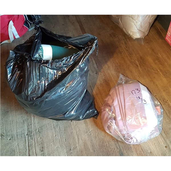 2 Bags Drapes & Blankets Etc.