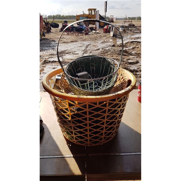 Laundry Basket & Thermos & Misc. Items