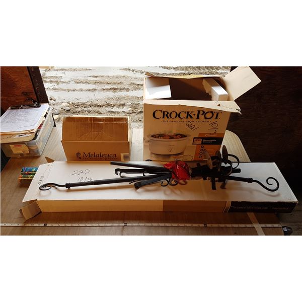 Curtain Rod & Tins & Wrapping Paper Etc.