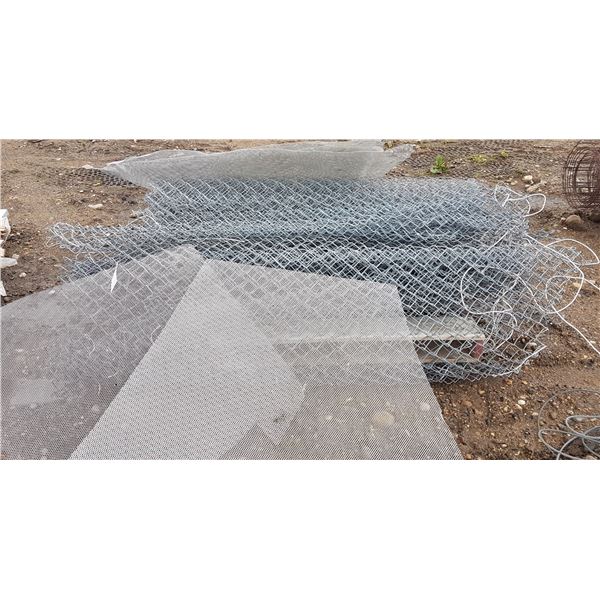 Lot Chain Link & Mesh  Rolls 76" Wide