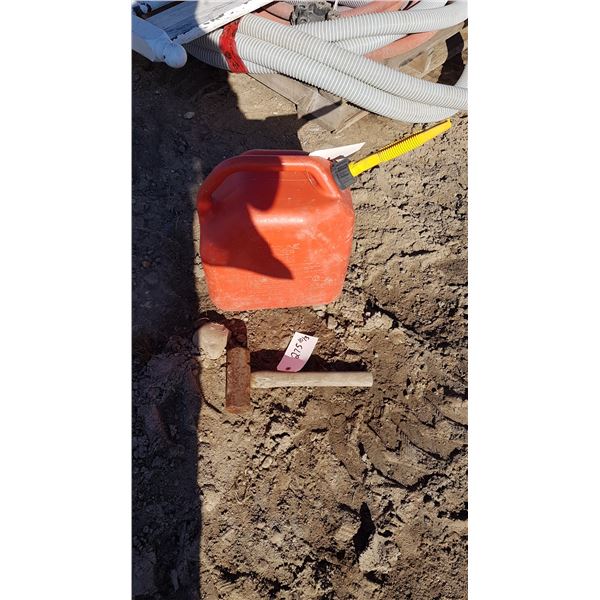 Gas Can & Hammer
