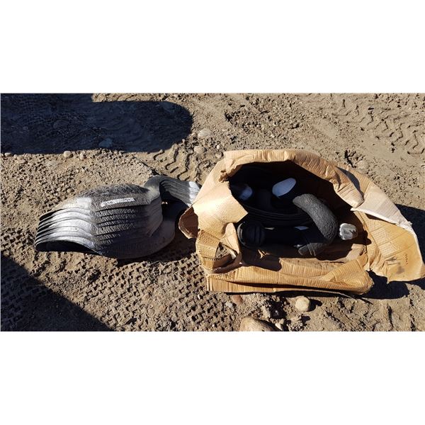 Lot Plastic Goose Decoys