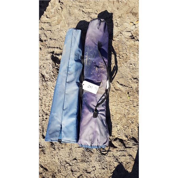 2 Pop Up Shelters (Unknown Sizes)