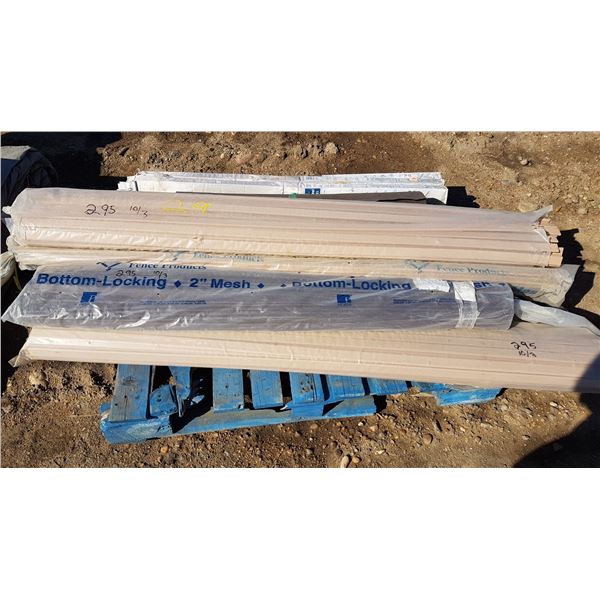 Lot Plastic Fence Products & Misc.