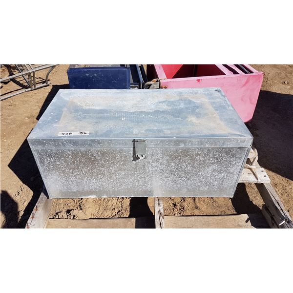 Metal Box & Contents 30 X 16 X 30 Inch