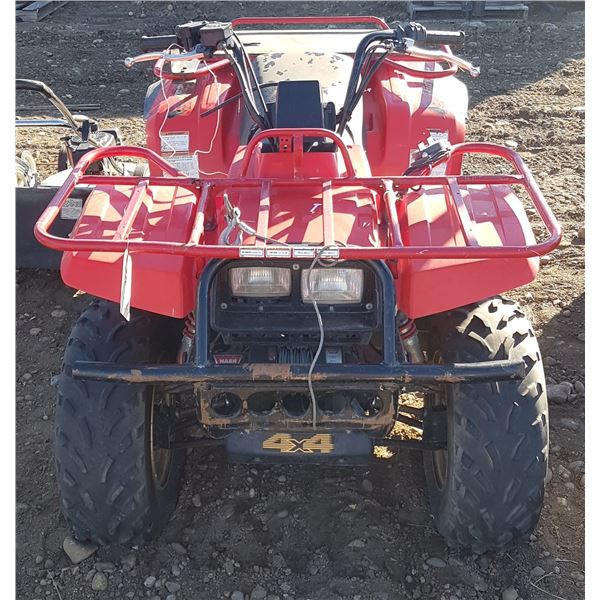 Yamaha Big Bear 350cc 4 X 4 Quad With Warn 2000lb Winch *NOT RUNNING*
