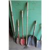 Image 4 : Lot of 4 Shovels, Forks and Ho