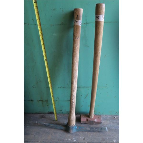 12LB Hammer and Pick Axe
