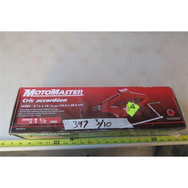 1.5 Ton  Motomaster Scissor Jack CIB
