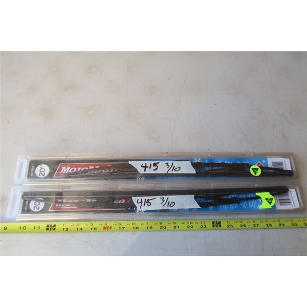 2 20" Teflon Windshield Wipers from Motomaster