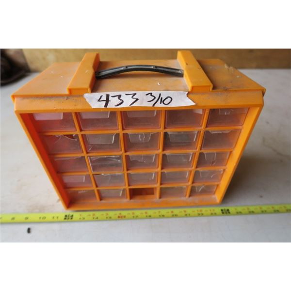Hardware Storage and Organizer 25 Drawer Contents Included