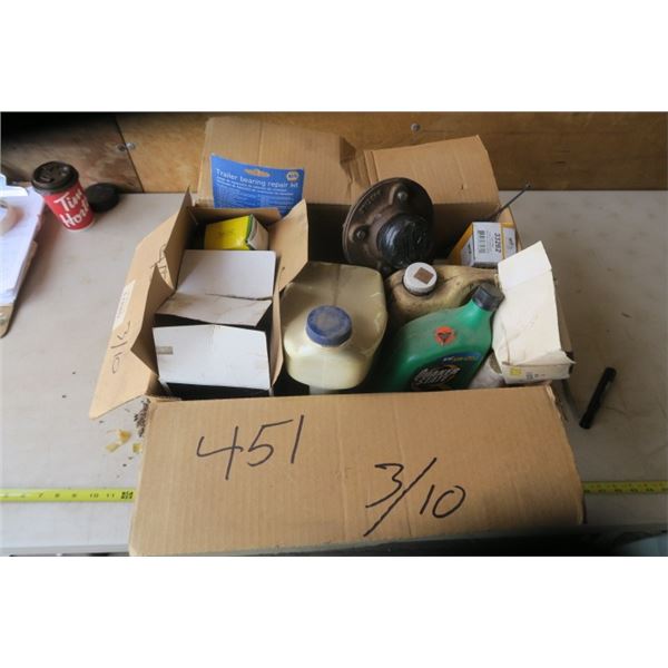 Lot of Automotive Fluids, Filters, and Misc.