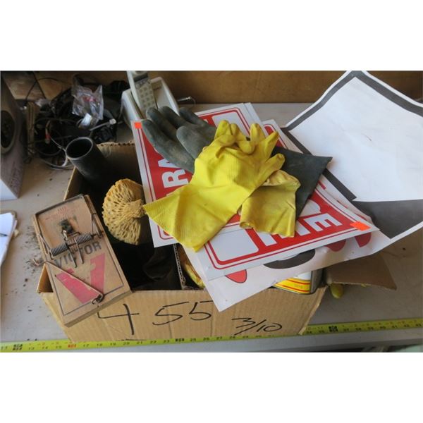 Box of Misc. Screws, Bolts, Oil Cap and more!