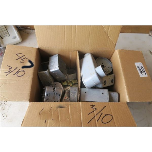 Box of misc. Electrical Boxes
