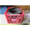 Image 1 : Milk Crate of Heavy Electrical Wire (4wire)