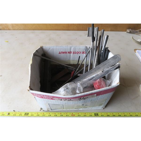 Box Of Punches/Chisels and Metal Blads