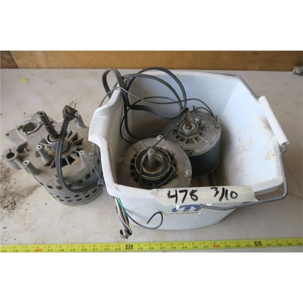 3 Electric Motors (Untested)