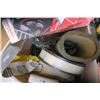 Image 2 : Box of Misc. Items.  Air Filters, Electric Charcoal Lighter and More