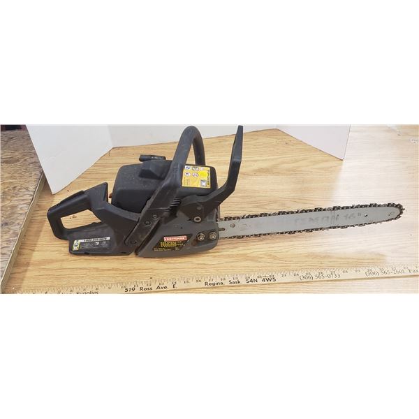 16" gas chainsaw (40 cm) craftsman