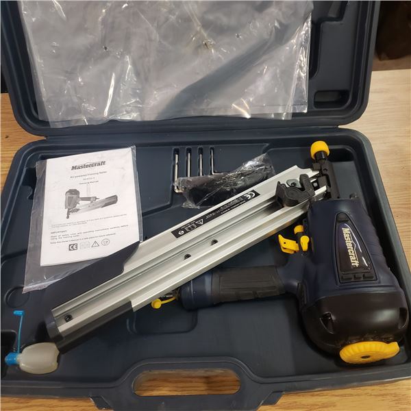 Air powered framing nailer Mastercraft model 58-8438-4 looks unused  like new