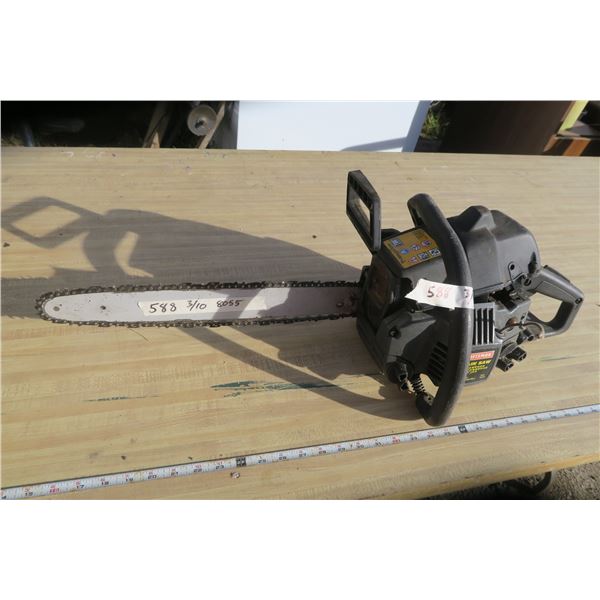 18" Craftsman Chainsaw, Missing Air Filter, Has Compression, Recoil Rope Broken