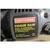 Image 2 : 18" Craftsman Chainsaw, Missing Air Filter, Has Compression, Recoil Rope Broken