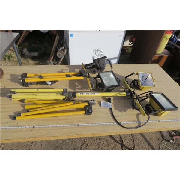 Lot of Work Lights with Spare Parts