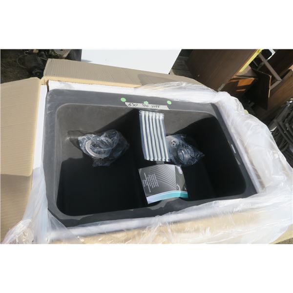 Elleci idee Black Kitchen Sink in Box