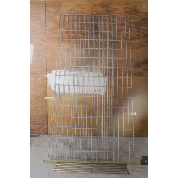 3 Large Sections of Wire Rack and 1 Small Section