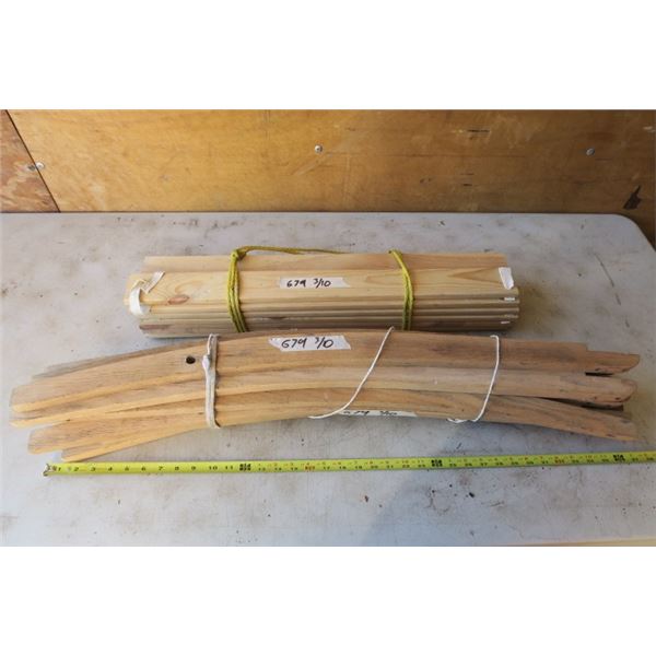 Oak and Pine Boards Chair (?) Parts