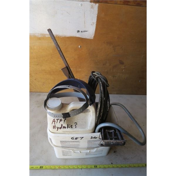 Misc. Box of Items including Face Shield