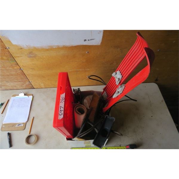 Box of Misc. Items, Nails, Cable and More!