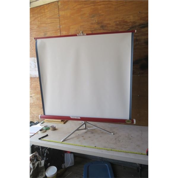 Simpson Sears Portable Projector Screen