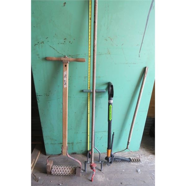 Lot of Hand Tools + Bar Clamp