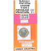 Image 1 : royal visit George VI 1939 silver medallion Canadian coin Canada
