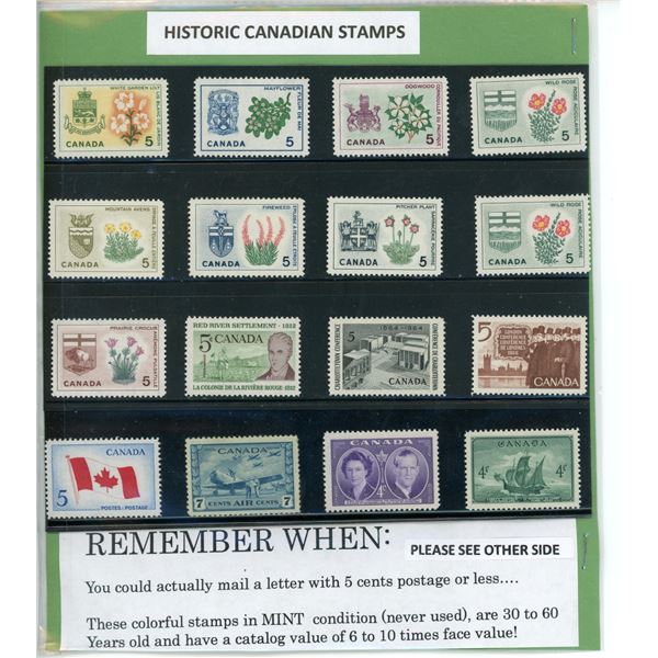 Canadian and international stamp lot