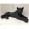 Image 2 : Large black panther decorative sculpture - approx. 40in across x 16in tall x 19in wide