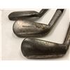 Image 3 : Group of 5 early 1900's wood handled golf clubs - assorted makers