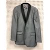 Image 1 : Renoir men's grey w/ black trim 2pc. suit size L 44/38