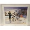 Image 1 : "A Boy and His Dream" by James Lumbers limited edition Wayne Gretzky print signed & numbered - appro