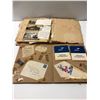 Image 3 : Two antique scrap books full of assorted nostalgic papers - postcards/ photographs/ letters/ tickets