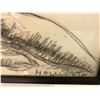 Image 2 : Frank Molnar Canadian (1936-2020) - framed nude charcoal pencil sketch drawing 1976 - approx. 14 1/2