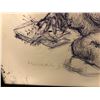 Image 2 : Frank Molnar Canadian (1936-2020) - framed nude sketch 1965 - approx. 11in x 9in (131)