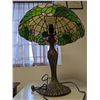 Image 2 : Tiffany style leaded stain-glass table lamp