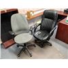 Image 2 : Room filled w/ assorted office furniture - desks/ bookshelf/ stands & office chairs