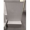 Image 2 : Group of 5 approx. 3ft x 2ft peg board retail store shelving units gondola style