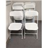 Image 2 : Approx. 25 white metal & plastic folding event/ banquet/ party chairs